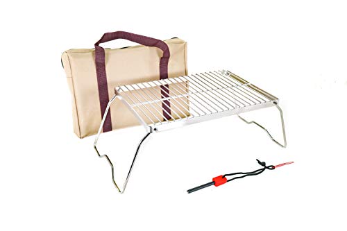 Algopix Similar Product 13 - Thanson Foldable Campfire Grill Made of