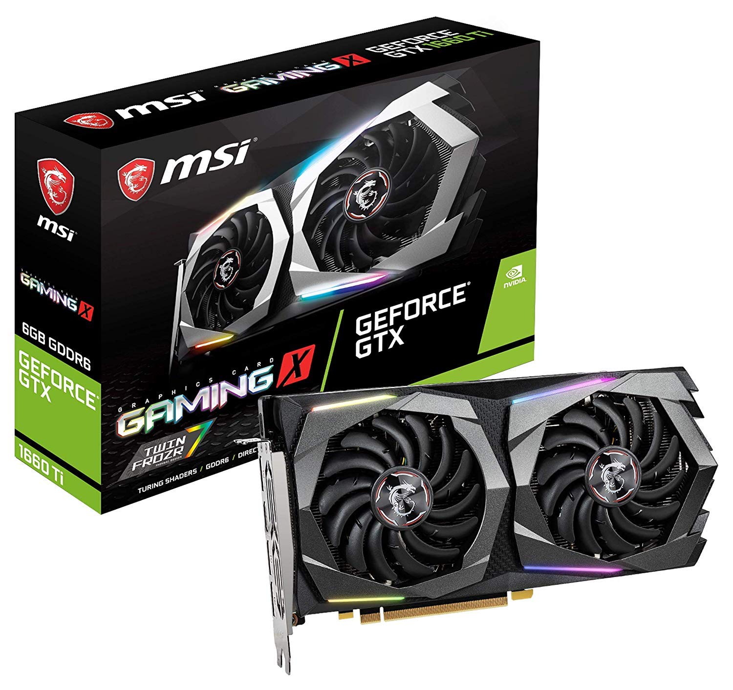 Algopix Similar Product 12 - MSI Gaming GeForce GTX 1660 Ti 192bit