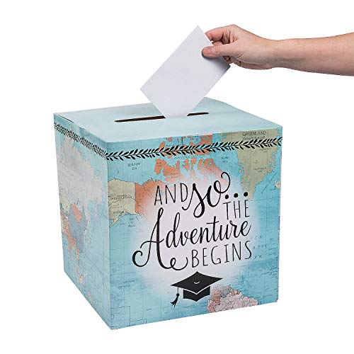 Algopix Similar Product 15 - Graduation Card Box Holder Says And So