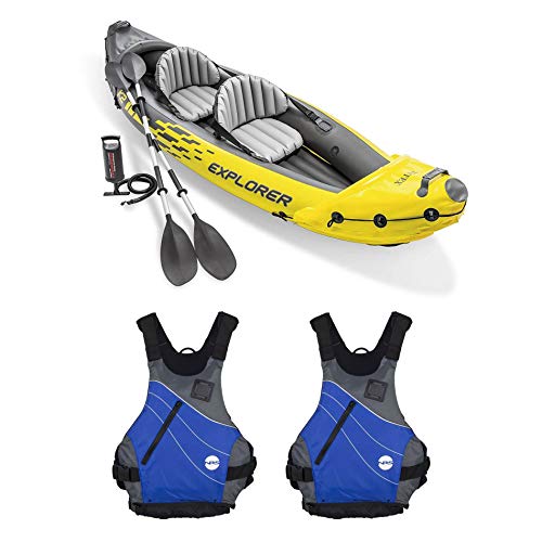 Algopix Similar Product 16 - Intex Explorer Inflatable Kayak wAir