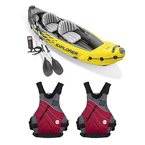 Algopix Similar Product 18 - Intex Explorer Inflatable Kayak wAir