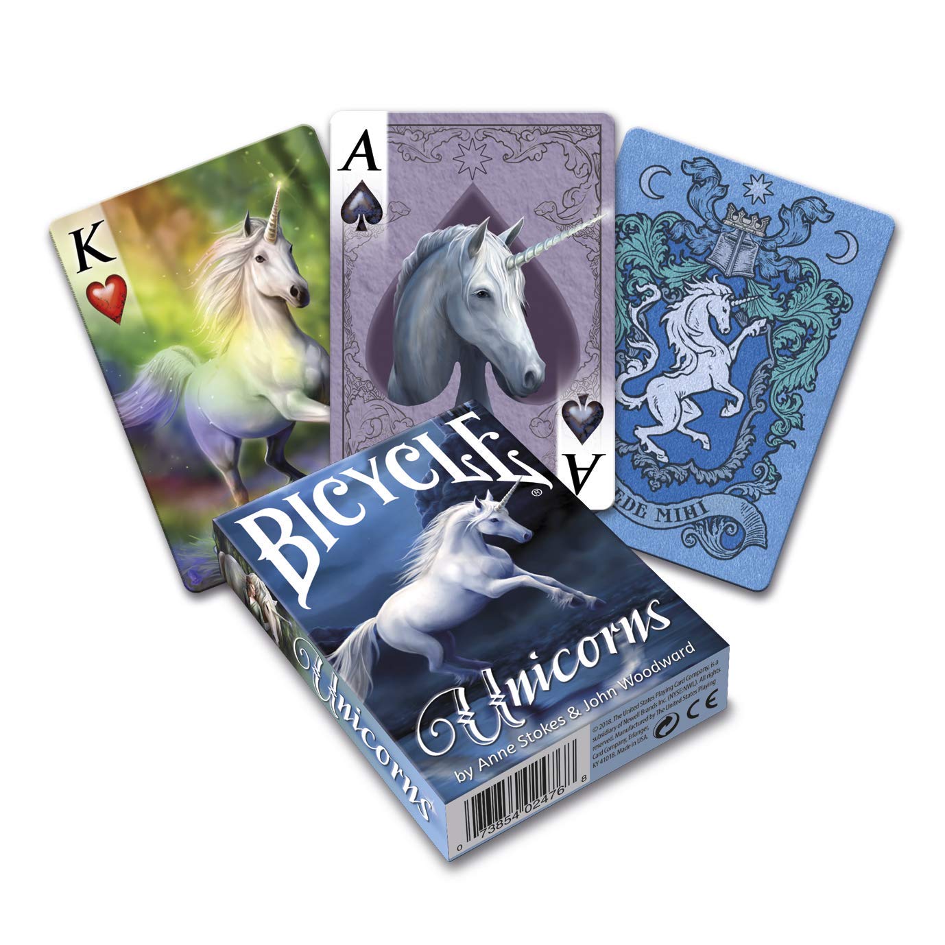 Algopix Similar Product 16 - Bicycle Anne Stokes Unicorns Playing