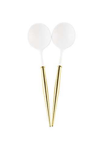 Algopix Similar Product 16 - Sophistiplate Serving Spoons White Top