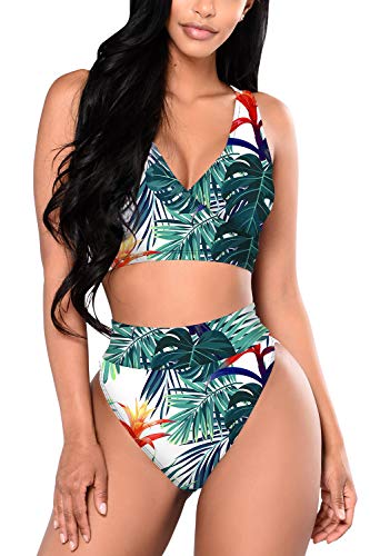 Algopix Similar Product 10 - Womens High Waisted Swimsuit 2 Piece