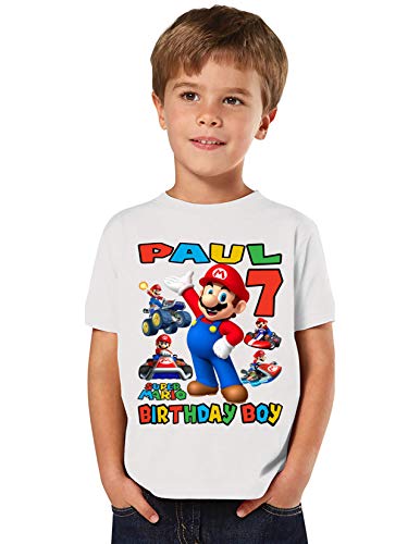 Algopix Similar Product 5 - Mario Bros Birthday Shirt Mario Bros