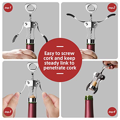 Algopix Similar Product 12 - Wing Corkscrew Wine Opener and Bottle
