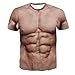 Algopix Similar Product 1 - Sharemen Men Funny Muscle Tee Shirt