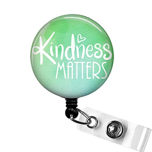 Algopix Similar Product 16 - KINDNESS MATTERS Retractable Badge