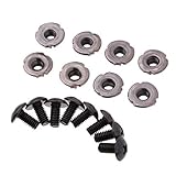 Algopix Similar Product 10 - Prettyia 8 Pairs Alloy Inline Skates