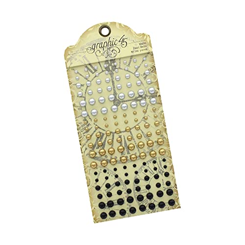 Algopix Similar Product 16 - Graphic 45 Matte Pearl Gems Gold