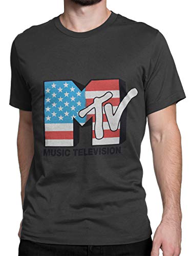 Algopix Similar Product 6 - MTV Mens' T-Shirt Large Gray