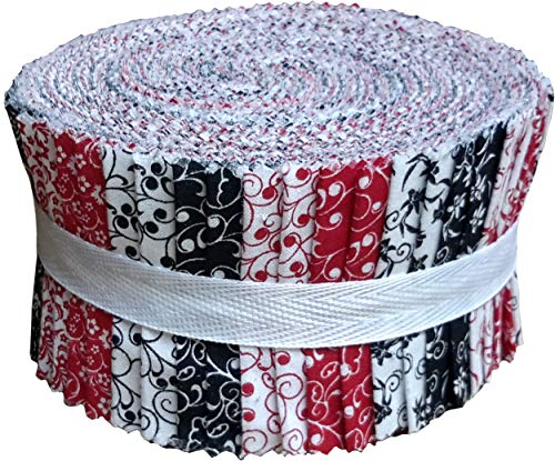 Algopix Similar Product 18 - Red Black  White Collection Jelly Roll