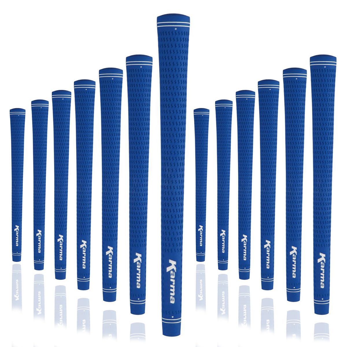 Algopix Similar Product 14 - Karma Velour Golf Grip Set Blue