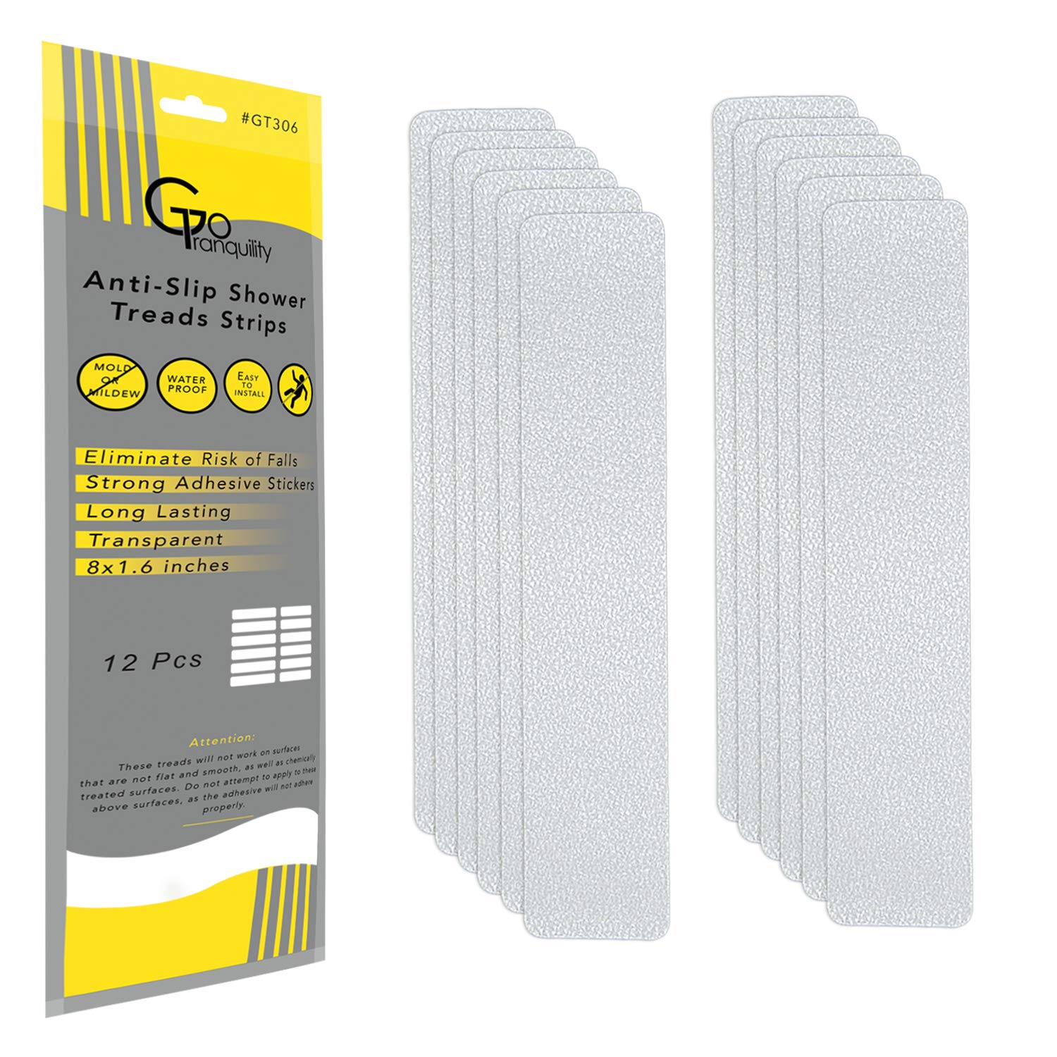Algopix Similar Product 2 - GoTranquility Bathtub Non Slip Stickers