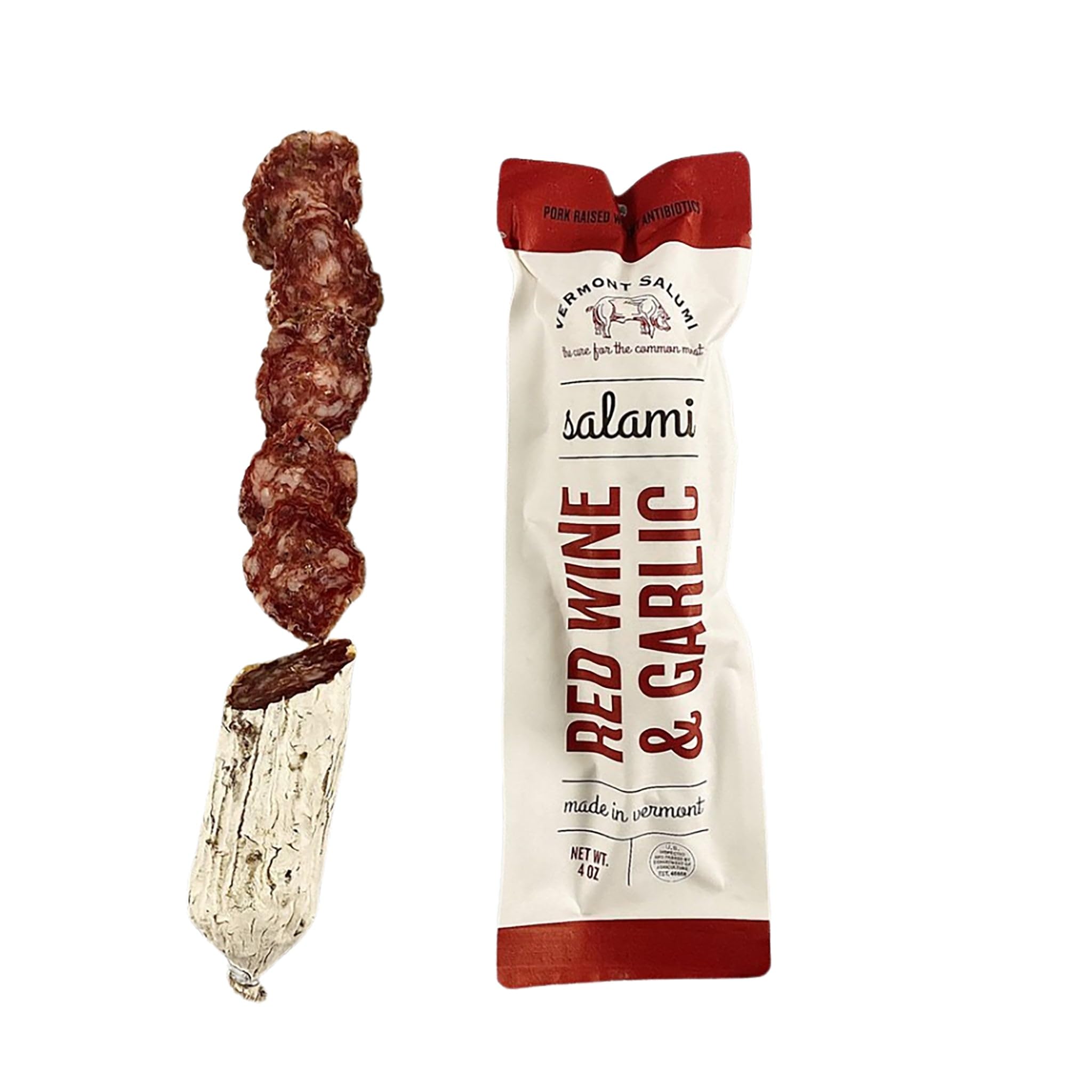 Algopix Similar Product 16 - Vermont Salumi Red Wine  Garlic