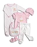 Algopix Similar Product 4 - Layette Set 6 Piece Baby Essentials