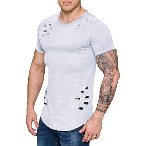 Algopix Similar Product 11 - Kiasebu Mens Summer Casual Tee Shirts