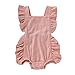 Algopix Similar Product 4 - OPAWO Newborn Baby Girl Ruffled Solid
