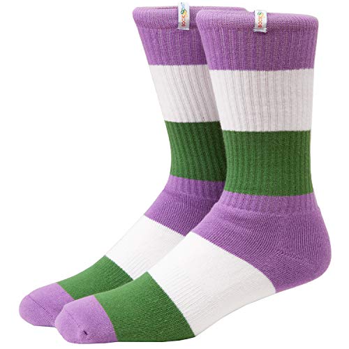 Algopix Similar Product 6 - Socksmith LGBTQ Pride Adult Crew Socks