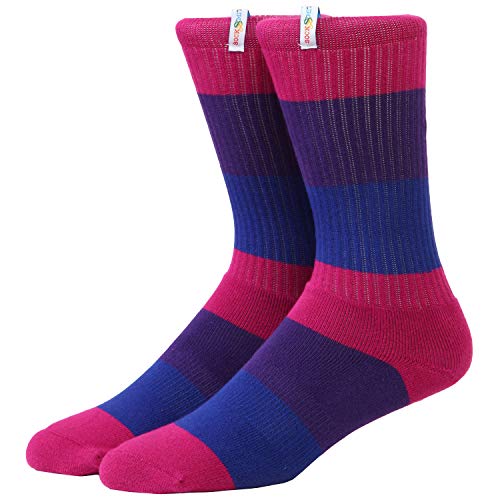 Algopix Similar Product 12 - Socksmith LGBTQ Pride Adult Crew Socks
