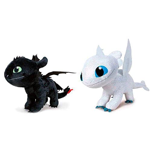 Algopix Similar Product 5 - Dragons Plush Fury Dark White Colour