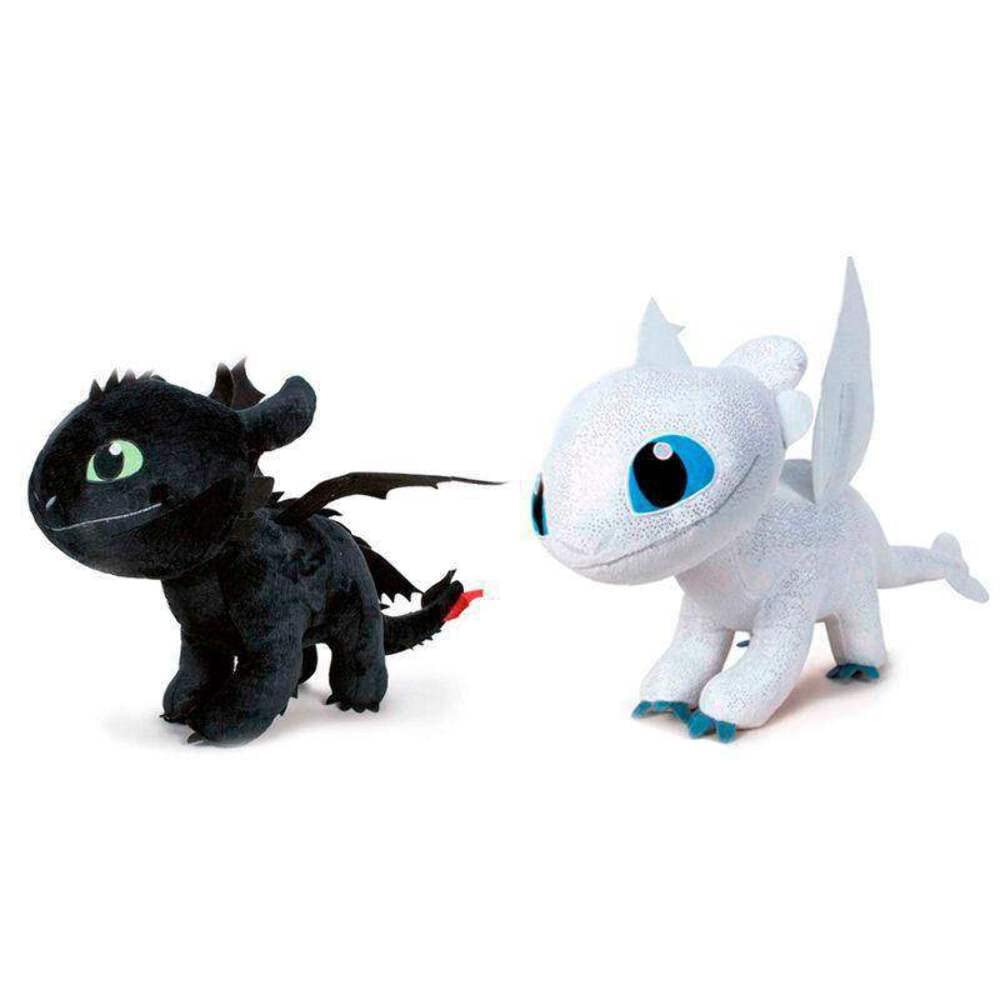 Algopix Similar Product 8 - Dragons Plush Fury Dark White Colour
