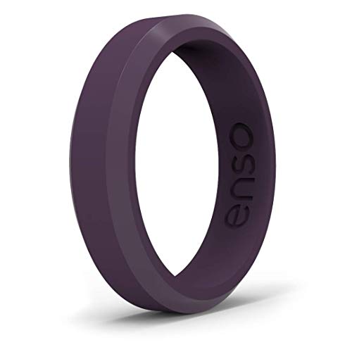 Algopix Similar Product 11 - Enso Rings Bevel Thin Silicone Wedding