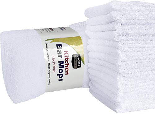 Algopix Similar Product 17 - Utopia Towels Pure Cotton Bar Mop 16 x