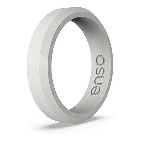 Algopix Similar Product 3 - Enso Rings Bevel Thin Silicone Wedding