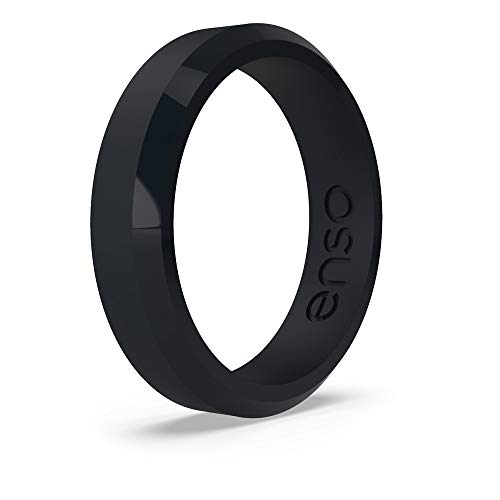 Algopix Similar Product 4 - Enso Rings Bevel Thin Silicone Wedding
