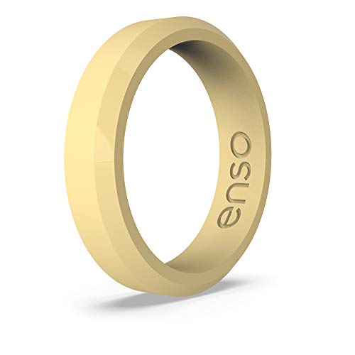 Algopix Similar Product 10 - Enso Thin Bevel Silicone Ring Sunlight