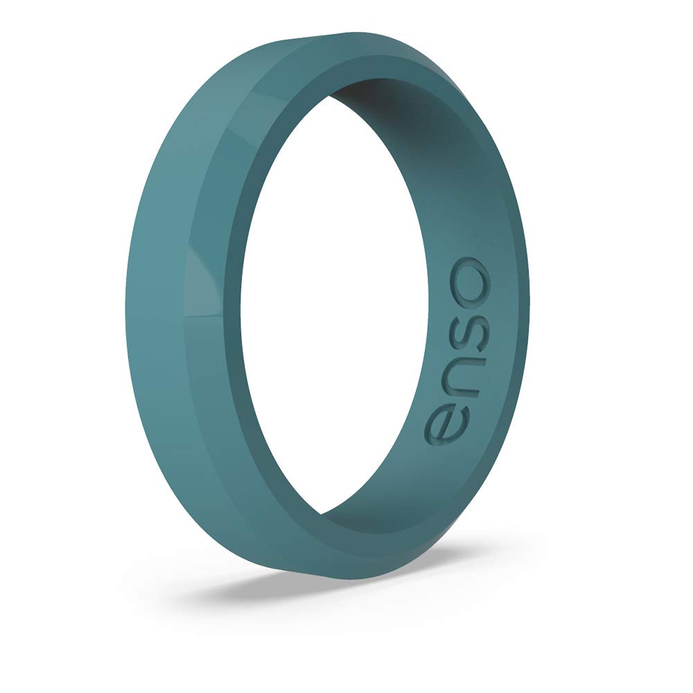 Algopix Similar Product 15 - Enso Rings Bevel Thin Silicone Wedding