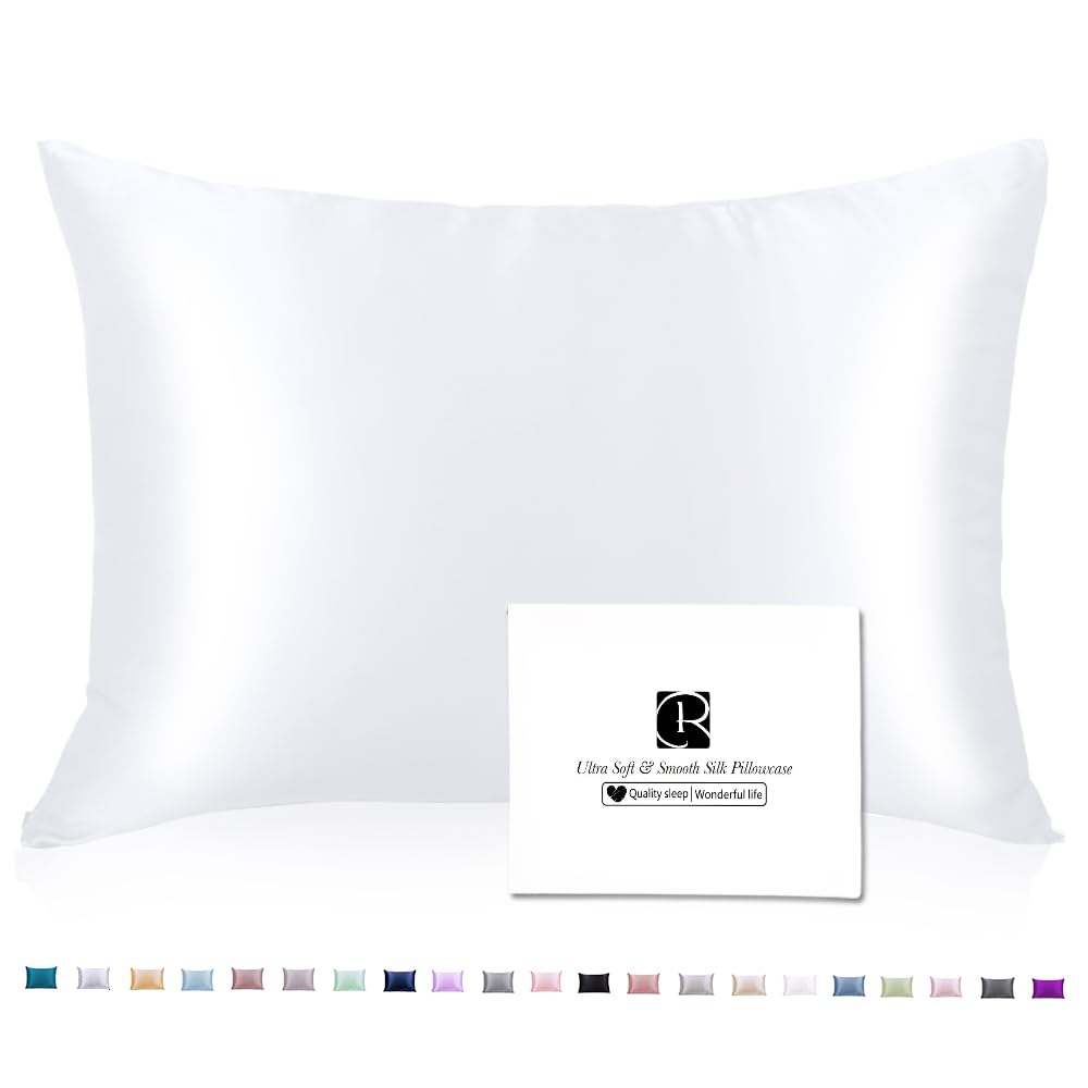 Algopix Similar Product 11 - Silk Pillowcase for Hair and Skin with