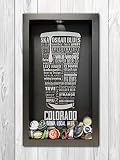 Algopix Similar Product 16 - Colorado Craft Beer Typography Bottle