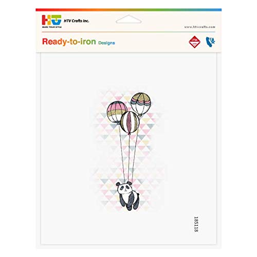 Algopix Similar Product 10 - Iron On Designs 8.5"x7.5" (Panda)