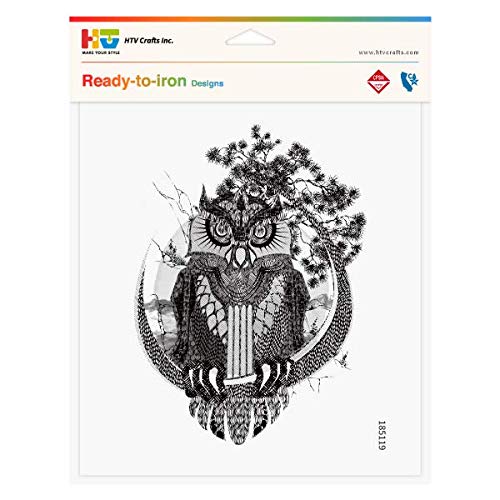 Algopix Similar Product 16 - Iron On Designs 8.5"x7.5" (Owl)