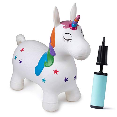 Algopix Similar Product 14 - Hoovy Inflatable Bouncy Unicorn with