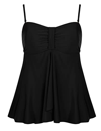 Algopix Similar Product 14 - Hilor Womens Flyaway Tankini Top