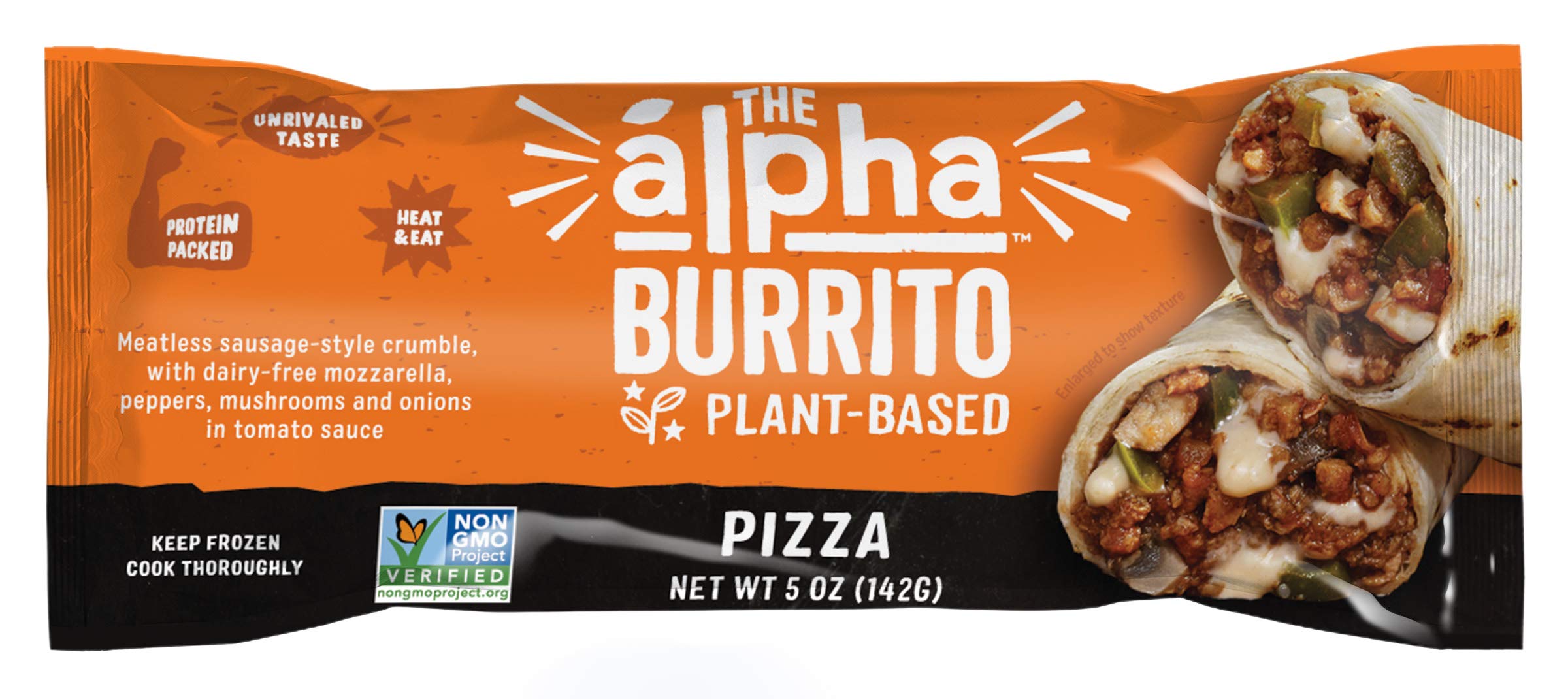 Algopix Similar Product 17 - Alpha Foods Vegan Pizza Burrito  100