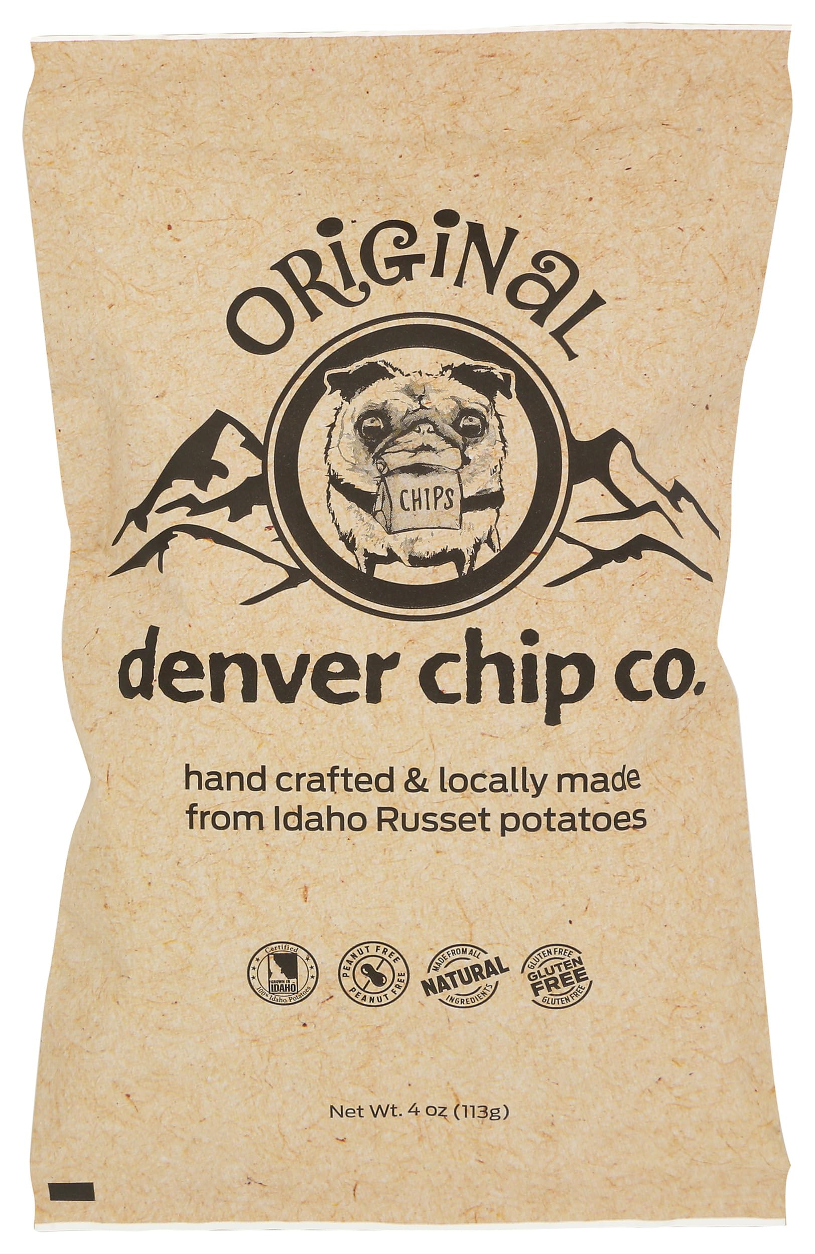 Algopix Similar Product 7 - DENVER CHIP CO. Potato Chips, 4 OZ