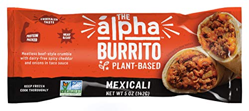 Algopix Similar Product 3 - Alpha Foods Vegan Mexicali Burrito 