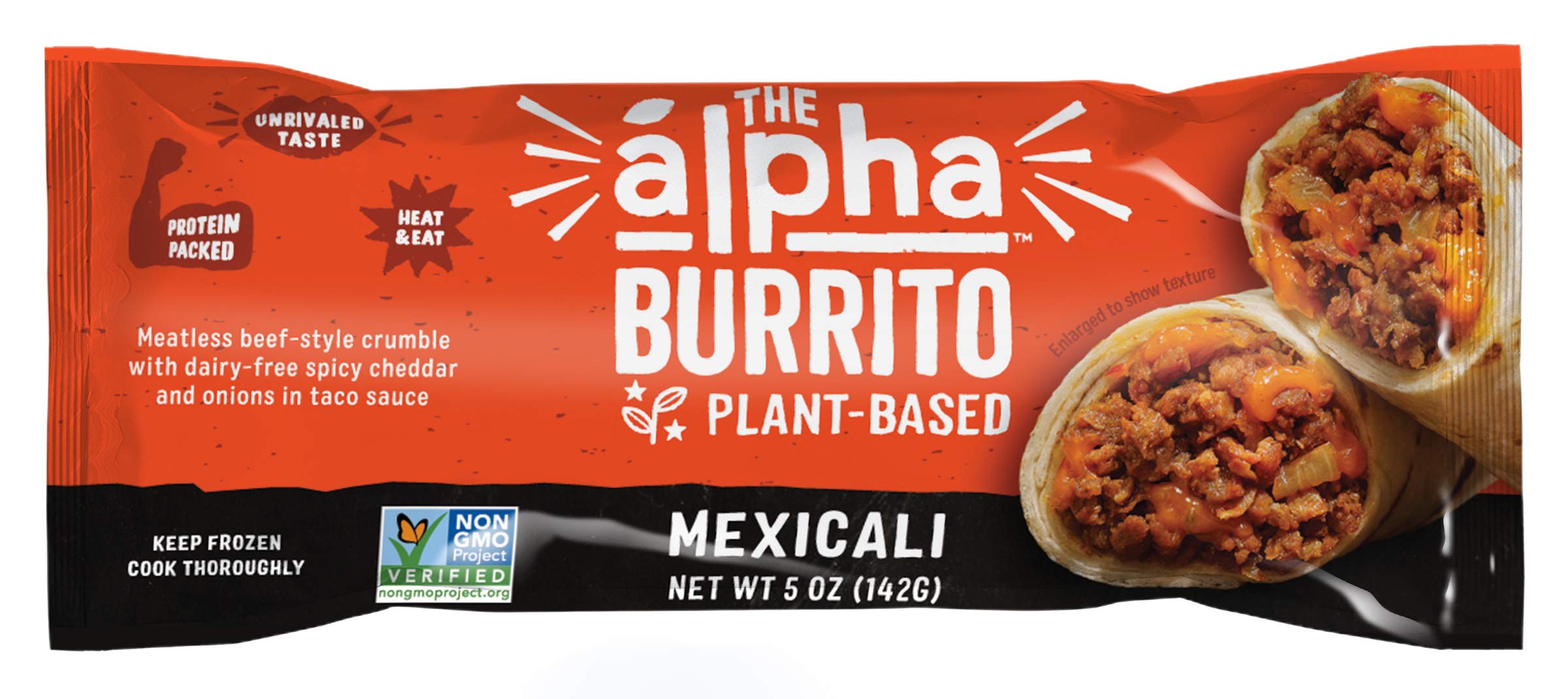 Algopix Similar Product 6 - Alpha Foods Vegan Mexicali Burrito 