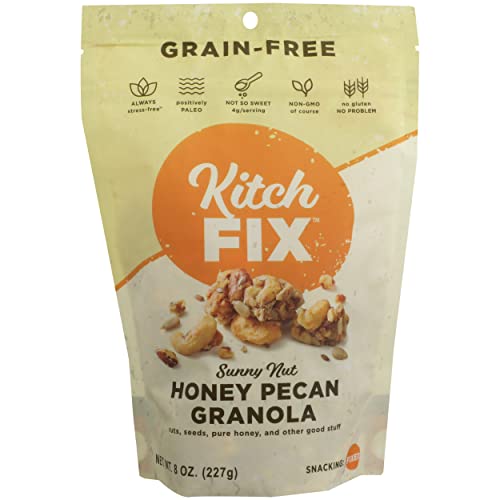Algopix Similar Product 15 - KITCHFIX Honey Pecan Granola, 8 OZ