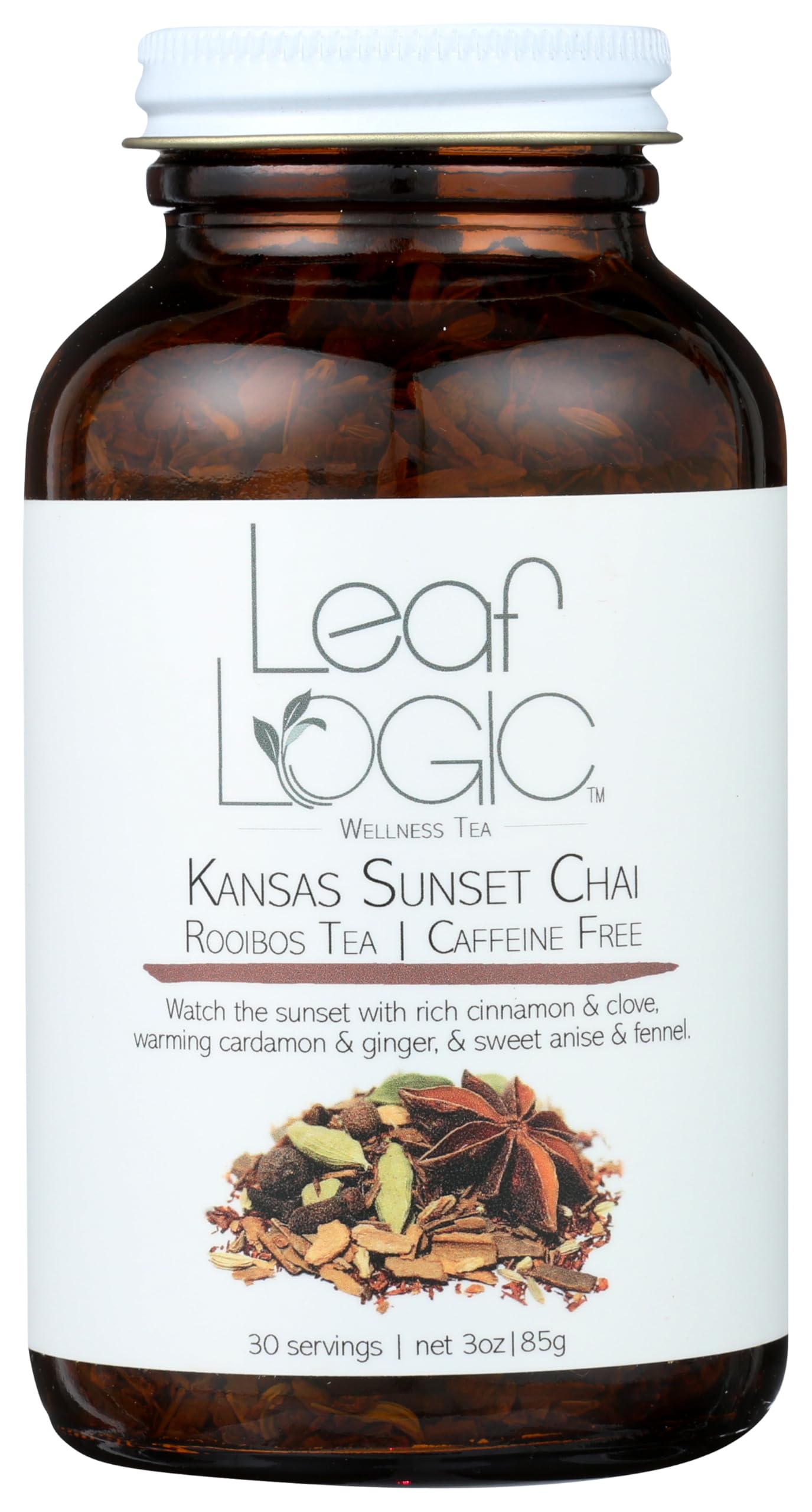 Algopix Similar Product 12 - LEAF LOGIC TEA Kansas Sunset Chai