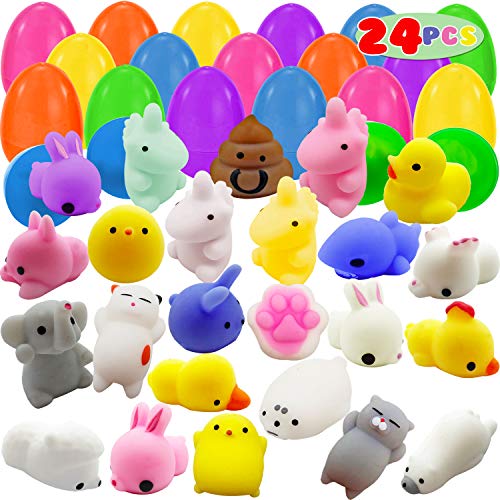 Algopix Similar Product 1 - 24 Pieces Mochi Squishy Prefilled