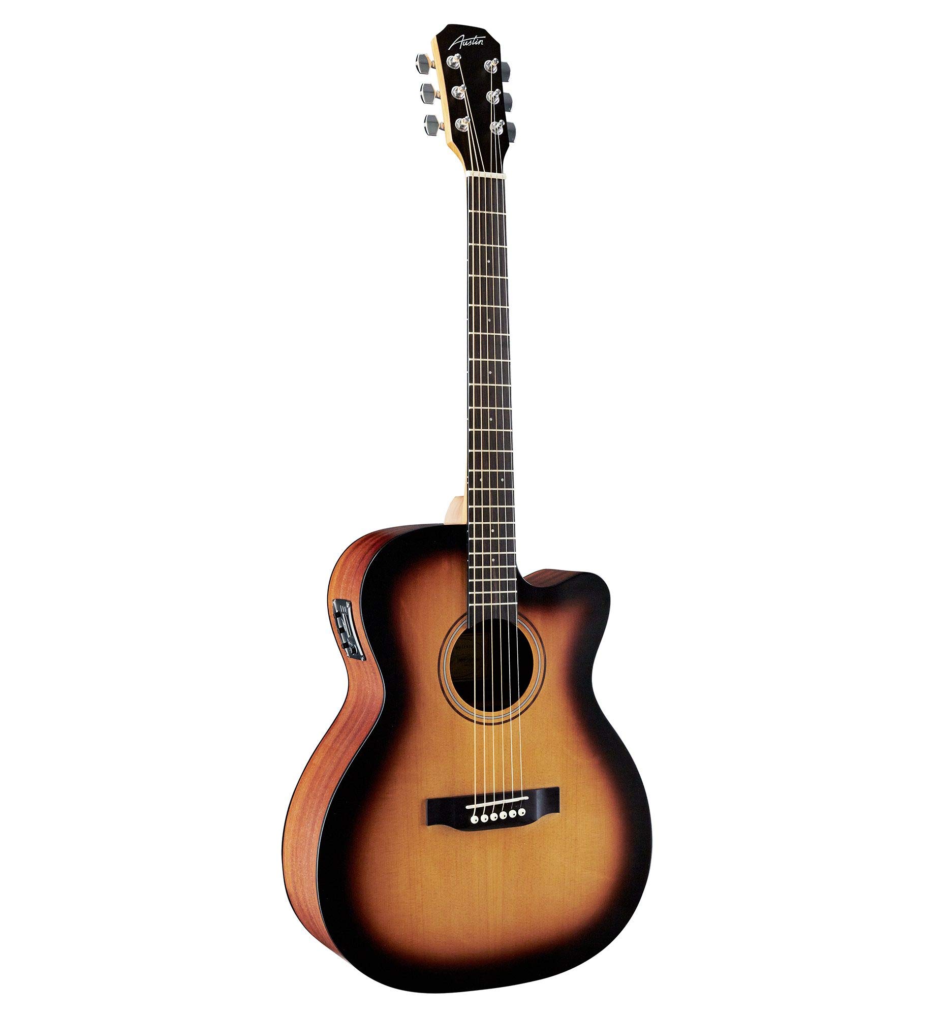 Algopix Similar Product 6 - Austin Guitars 6 String Acoustic Bass