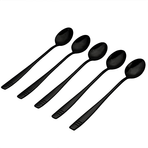 Algopix Similar Product 15 - Yubine Black Stainless Steel Long