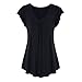 Algopix Similar Product 11 - Ruched Blouse Women Ladies Solid Lace