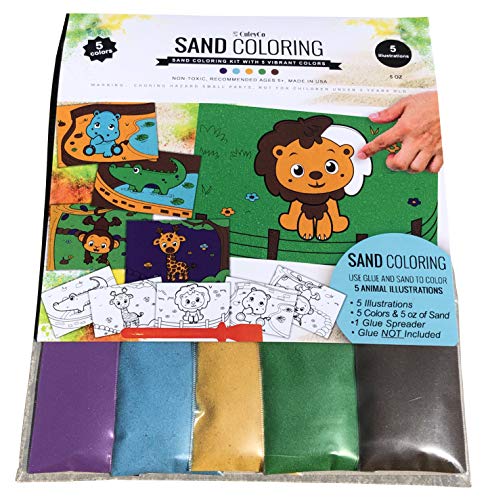 Algopix Similar Product 7 - CuteyCo Sand Art Coloring Kit Arts and