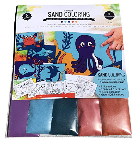 Algopix Similar Product 17 - CuteyCo Sand Art Coloring Kit Arts and